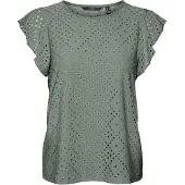 Vero Moda Chemisier 'Tassa' vert foncé