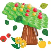 Quercetti Jeu d'Équilibre - Séjour Apple - 01041 - - UneTaille - Jeu