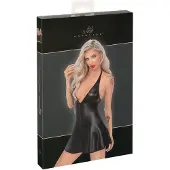 Noir - robe courte moulante effet serpent - - L