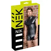 NEK Haut homme en maille noire et cloutée - M