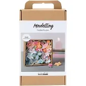 Creativ Company Hobbieset Modelage de fleurs Couleurs pastel