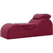 Liberator Esse Lounger - fauteuil tantra modulable 3 pièces - velours rouge