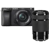 Sony Boîtier A6400 Noir + 16-50 mm + 55-210 mm