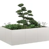 vidaXL Jardinière 120x80x40 cm acier inoxydable