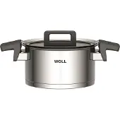 Woll Concept Casserole avec couvercle : Tous feux y compris induction, Ø 18 cm, hauteur 10 cm, 2.5 litres
