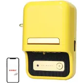 Portable Imprimante portable d'étiquettes B21 (jaune) (203 dpi), Imprimante d'étiquettes, Jaune