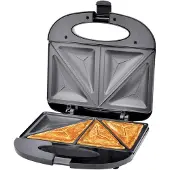 Esperanza Sandwich pan "Asiago, Machine à panini, Argent, Noir