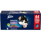 Purina Felix Fantastic Mix In Jelly Wet Food For Cat 85g Blanc