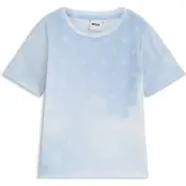 BOSS J52048 Short Sleeve T-shirt Blanc 4 Years Garçon