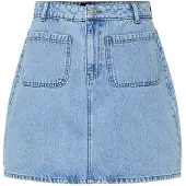 Pieces Jupe '17155880' bleu denim