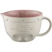 Mason & Cash Mason Cash - Pichet Mesureur Avec Anse En CãRamique Blanc Cassã 1l - Blanc