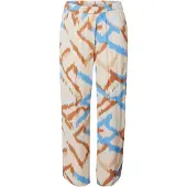 ONLY Carmakoma Pantalon beige / bleu / marron