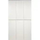 Trendteam Armoire vestiaire "Nevada" en blanc Armoire à chaussures 6 portes 111 x 191 cm