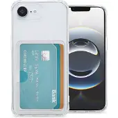 IMoshion Coque silicone avec porte-cartes Apple iPhone 17e / 16e - Transparent
