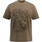 JP 1880 Regular Fit T-shirt Col rond Gris brun,