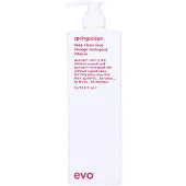 Evo Springsclean Deep Cleaning Rinse 1L pour cheveux ondulés et bouclés - Vegan, sans sulfate
