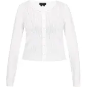 Faina Cardigan 'Fashion Look' blanc