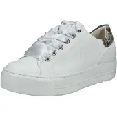 Paul green Baskets basses noisette / brun foncé / blanc