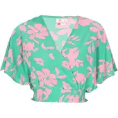 IZIA Haut 'Fashion Look' turquoise / rose clair