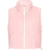 Mymo Gilet rose / blanc