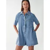 St MRLO Combinaison 'DENIM PLAYSUIT' bleu denim