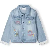 MINOTI Veste mi-saison bleu denim / jaune / orange / rose