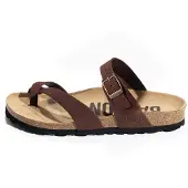 Bayton Tongs 'Diane' marron