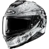 HJC i71 Taurus MC10SF Casque Intégral Mat/Blanc/Noir/Gris XS unisex