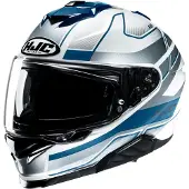 HJC i71 Iorix MC2 Casque Intégral Bleu/Blanc S unisex