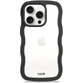 Holdit Coque Wavy pour Apple iPhone 14 Pro - Black / Transparent