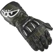 Berik Thunar Evo Black Green Motorcycle Gloves Taille 3XL