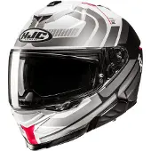 HJC i71 Viz MC1SF Casque intégral Mat/Noir/Gris/Rouge/Blanc XL unisex