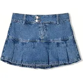 Bershka Jupe bleu denim