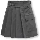 ONLY GIRLS Jupe 'KOGLuna' gris foncé