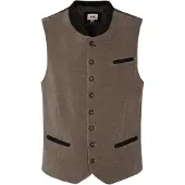 Spieth & Wensky Gilet folklorique marron