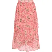 Faina Jupe vert / corail / rouge