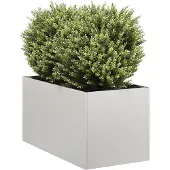 vidaXL Jardinière 40x80x40 cm acier inoxydable