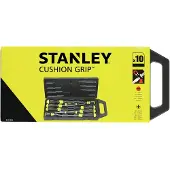 Stanley Tournevis Cushion Grip - Jeu de 10pcs - Embouts PH - Acier trempé - Magnétique