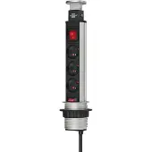 Brennenstuhl Rallonge Pour Bureau De Cuisine 3 Prises 2 M Interrupteur Marche/Arrêt
