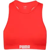 Puma Racerback Bikini Top Rouge S Femme