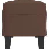 vidaXL Banc Marron 100x35x41 cm Similicuir