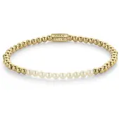 Rebel & Rose Bracelet jaune / blanc perle