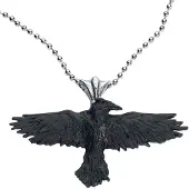 Alchemy Gothic Collier Gothic de - Corbeau Noir - pour Unisexe - noir - Taille Standard