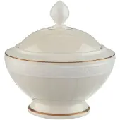 Villeroy & Boch Bol à sucre/marmelade 6 personnes 3.5dl 3.5dl, Boîte de conservation, Blanc, Or