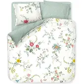 Pip studio Housse de Couette Pip Studio Fleur Grandeur Wit Percal-140 x 200 / 220 cm | 1-personne