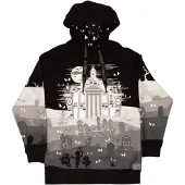 Loungefly Haunted Mansion Hoodie Noir S