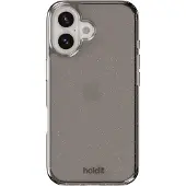Holdit Coque Pailletée Apple iPhone 16 - Noir