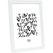 Deknudt Cadre photo en blanc intemporel 13x18 S41VH1