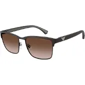 Emporio Armani Lunettes de soleil '0EA2087' marron