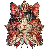 Robotime Holzpuzzle 'CAT KING' (200 pièces)